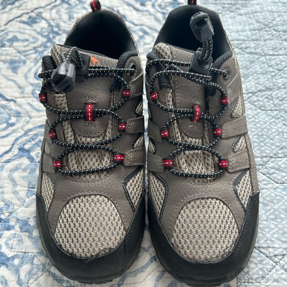 Merrell Gray and Black Athletic Shoes